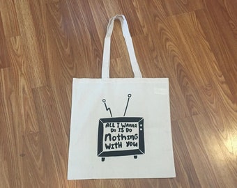 Descendents Punk Bag Nothing With You TV Tote Bag