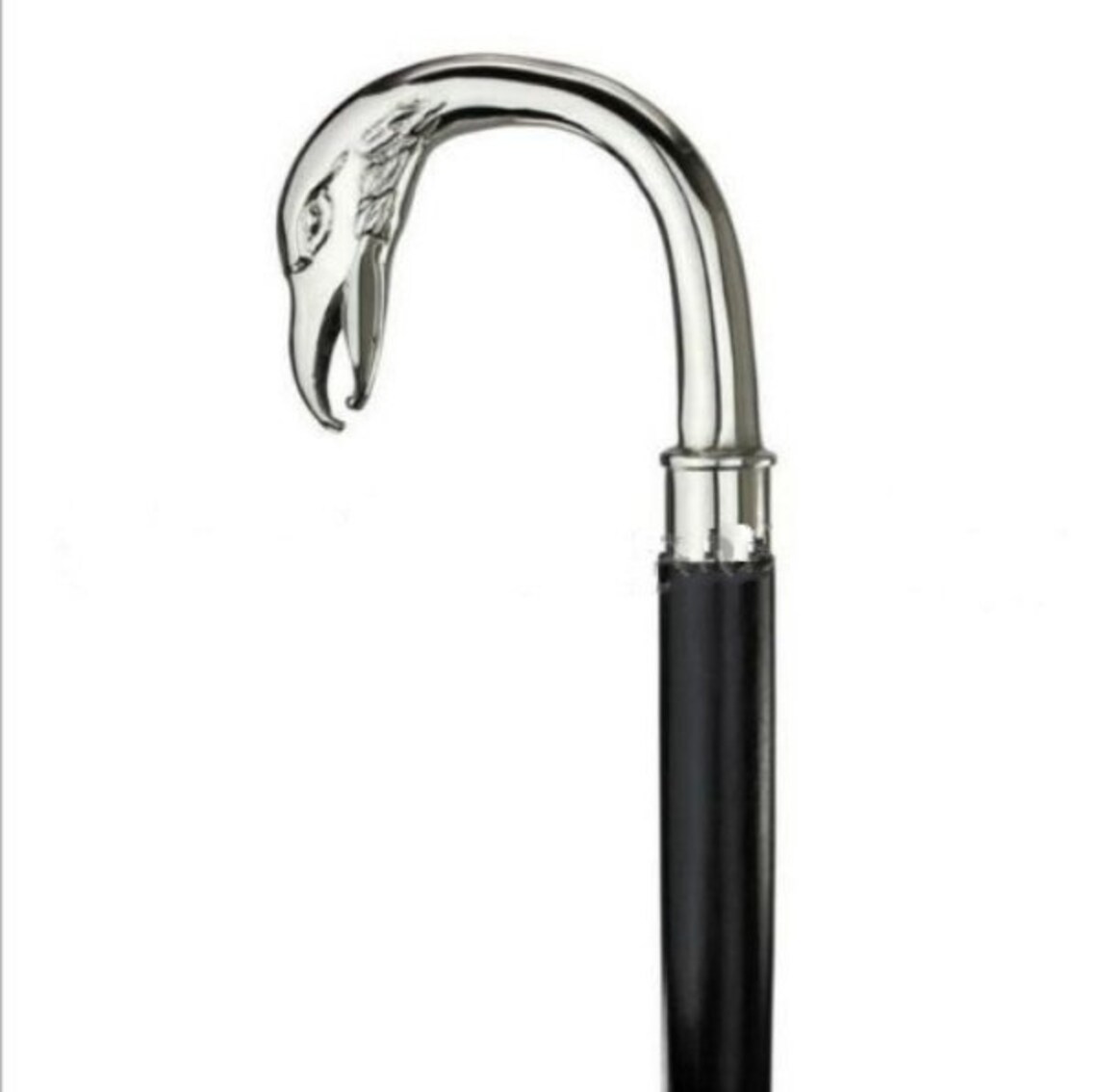 Antique Style Swan Head Handle Walking Stick Cane, Unique Stylish