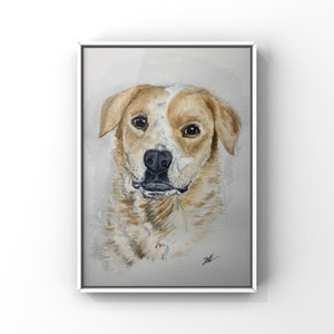 Custom Watercolor Pet Portrait: Hand-Painted Animal Art