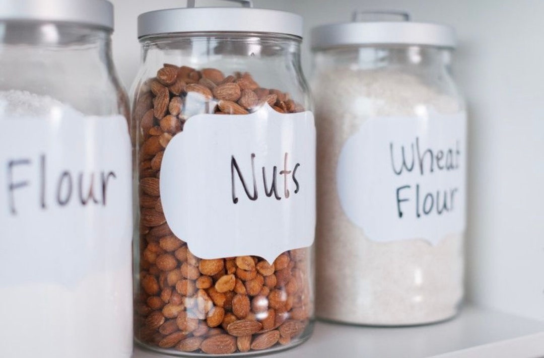 Dry Erase Pantry Labels 4 Pc Kitchen Organization Stickers Storage