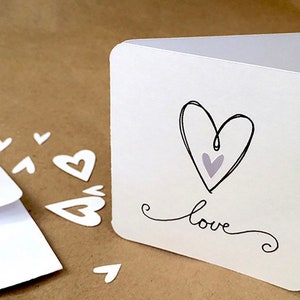 Carte de correspondance d'amour pour lui | Carte d'amour pour petit ami | Carte d'amour d'anniversaire pour elle | Carte de voeux d'amour pour petite amie