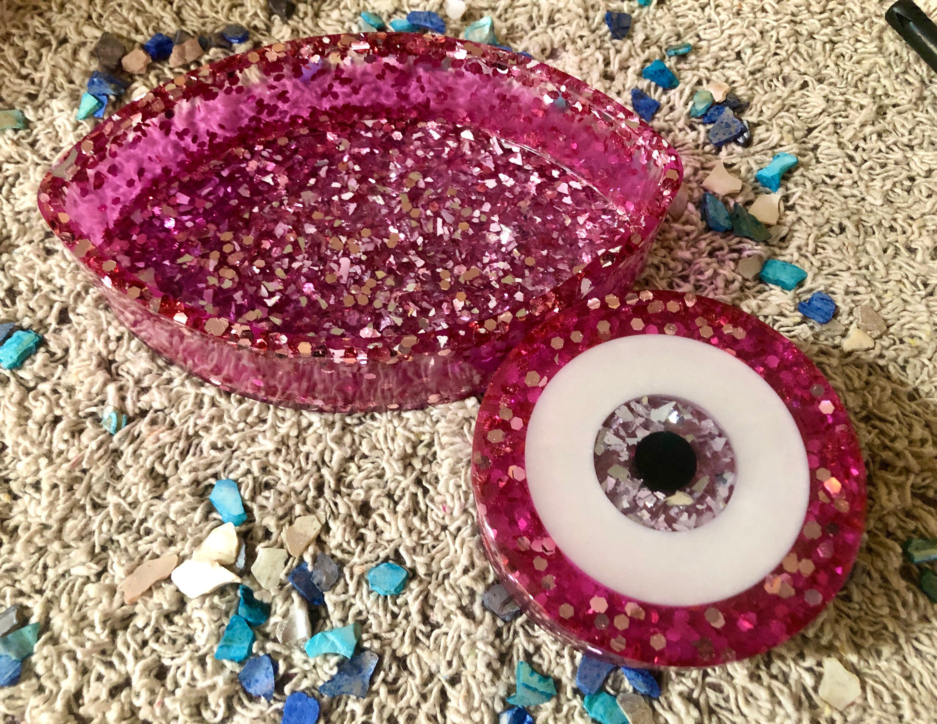 Evil Eye Coaster Set,evil Eye for Protection,eye Coasters,third Eye ...