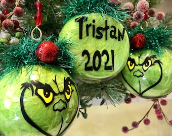 Personalized Ornament,Grumpy Decor,Personalized Christmas Ornament,Custom Ornament,Free Personalization