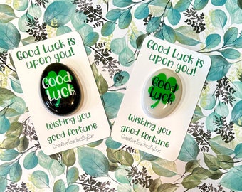 Shamrock Lucky Charm, Good Luck Charm,Irish Luck,Saint Patrick's Day Gift,Clover Charm,Good Luck Gift, Good Luck Pocket Charm,