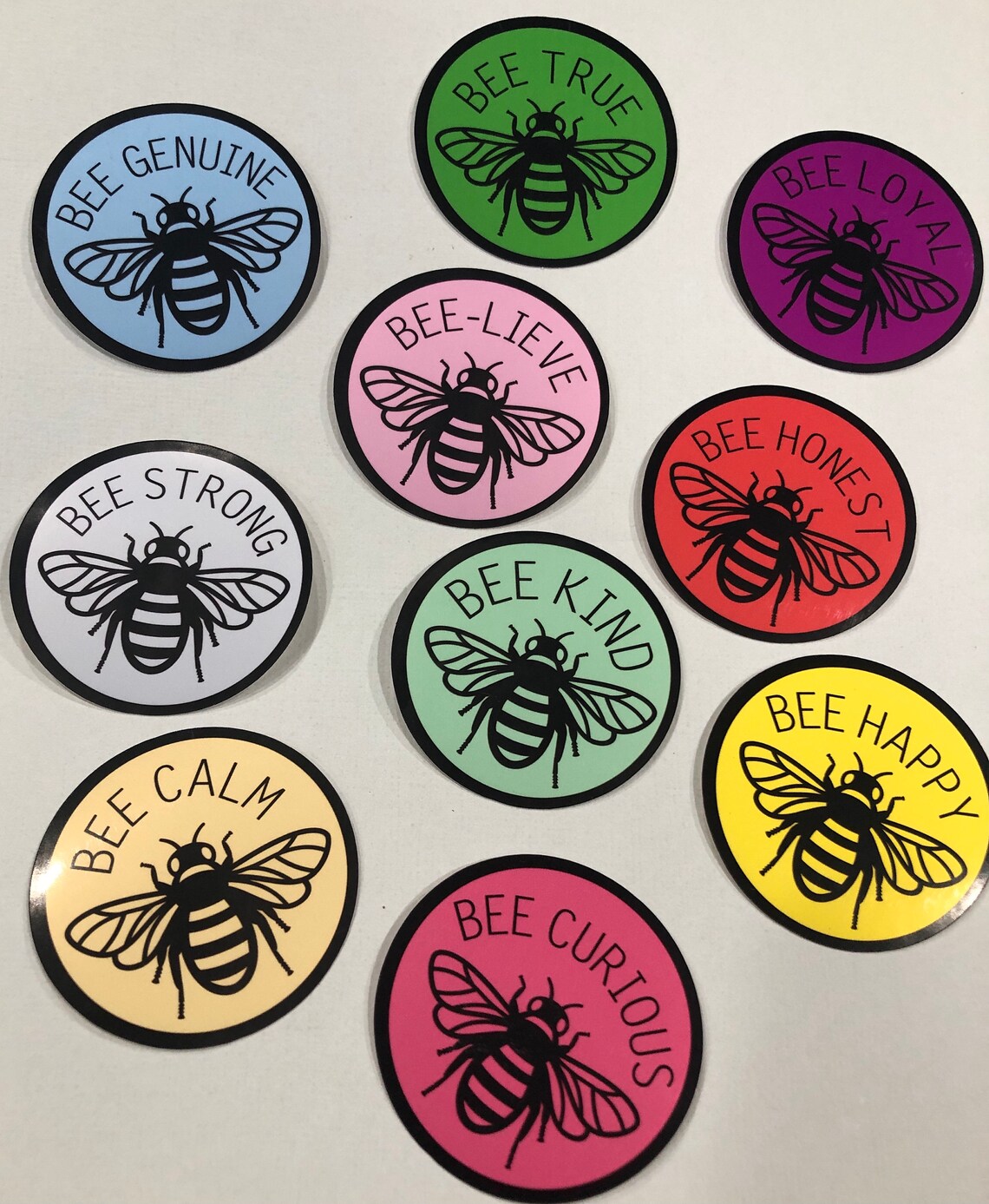 Bumble Bee Stickers Bumble Bee DecalTeacher Gift Bee | Etsy