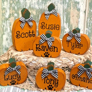 Personalized Pumpkins, Add-ON PUMPKINS,  Fall Decor, Personalized Halloween Decor,Custom Pumpkin,Custom Fall Decor