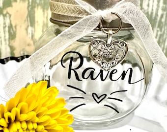Personalized Pet Memorial Gift,Loss of Pet Gift,Pet Fur Keepsake, Pet Ashes Keepsake,Rainbow Bridge Pet Gift,Dog Memorial,Cat memorial Gift,