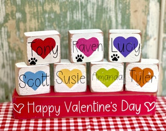 Personalized Valentine,Custom Valentine,Farmhouse Valentine,Rustic Valentine,Valentine Day Decor,Personalized Family Gift