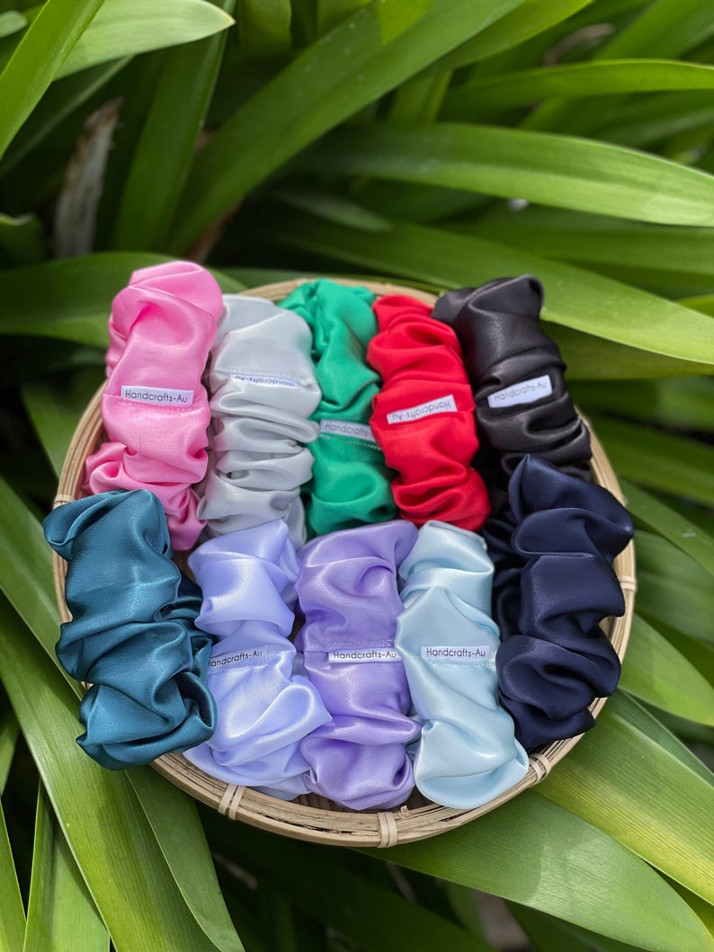 Scranchy The Wide Scrunchy | Satin Scrunchy | Hair Tie | Multiple Colors | Wide ...