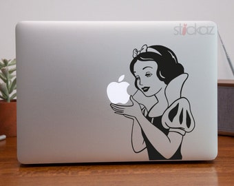 Macbook Decal | Snow White | Schneewitchen | Disney | Snowwhite | Aufkleber | Sticker | Mac | Macbook Air | Pro | Apfel