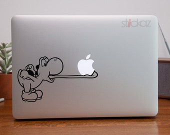 Macbook Decal | Yoshi | Supermario | Vintage | Aufkleber | Sticker | Mac | Macbook Air | Pro | Nintendo