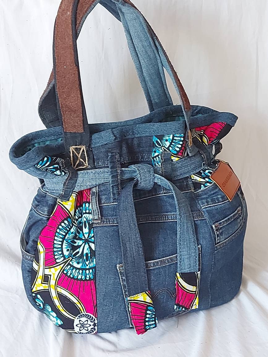 Learn How to Repurpose Old Jeans into a Denim Tote Bag - Love to Sew Studio