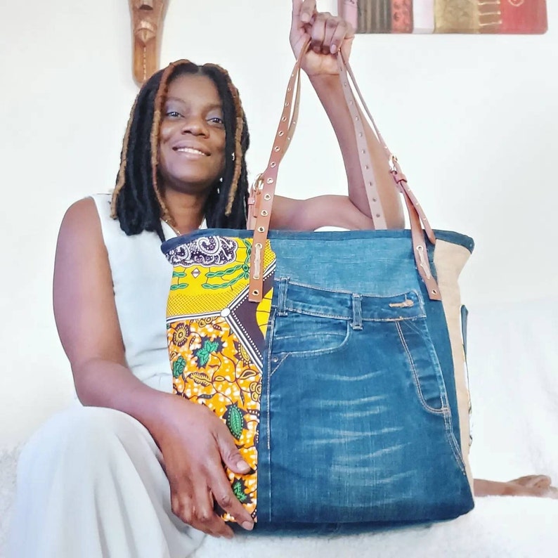 Sac Cabas Denim Wax Éco-Responsable - Élégance éthique et durable