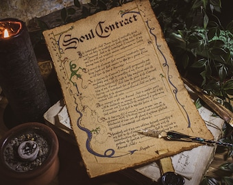 Contrato del alma: regalo ideal para D&D y juegos de rol de mesa