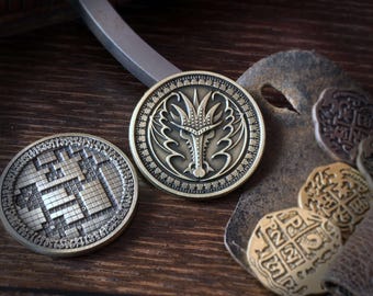 Moneda D-or-D: moneda de decisión fundida a presión, el regalo geek ideal para jugadores de D&D y de mesa