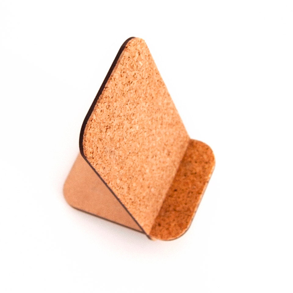 Cork Phone Stand . Tabletop . Smartphone Holder . Docking Station