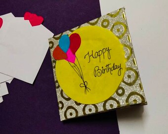 Mini Scrapbook with personalized messages and photos