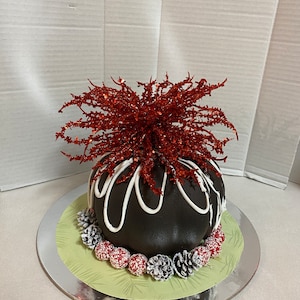 Fake Christmas Bunt Cakes