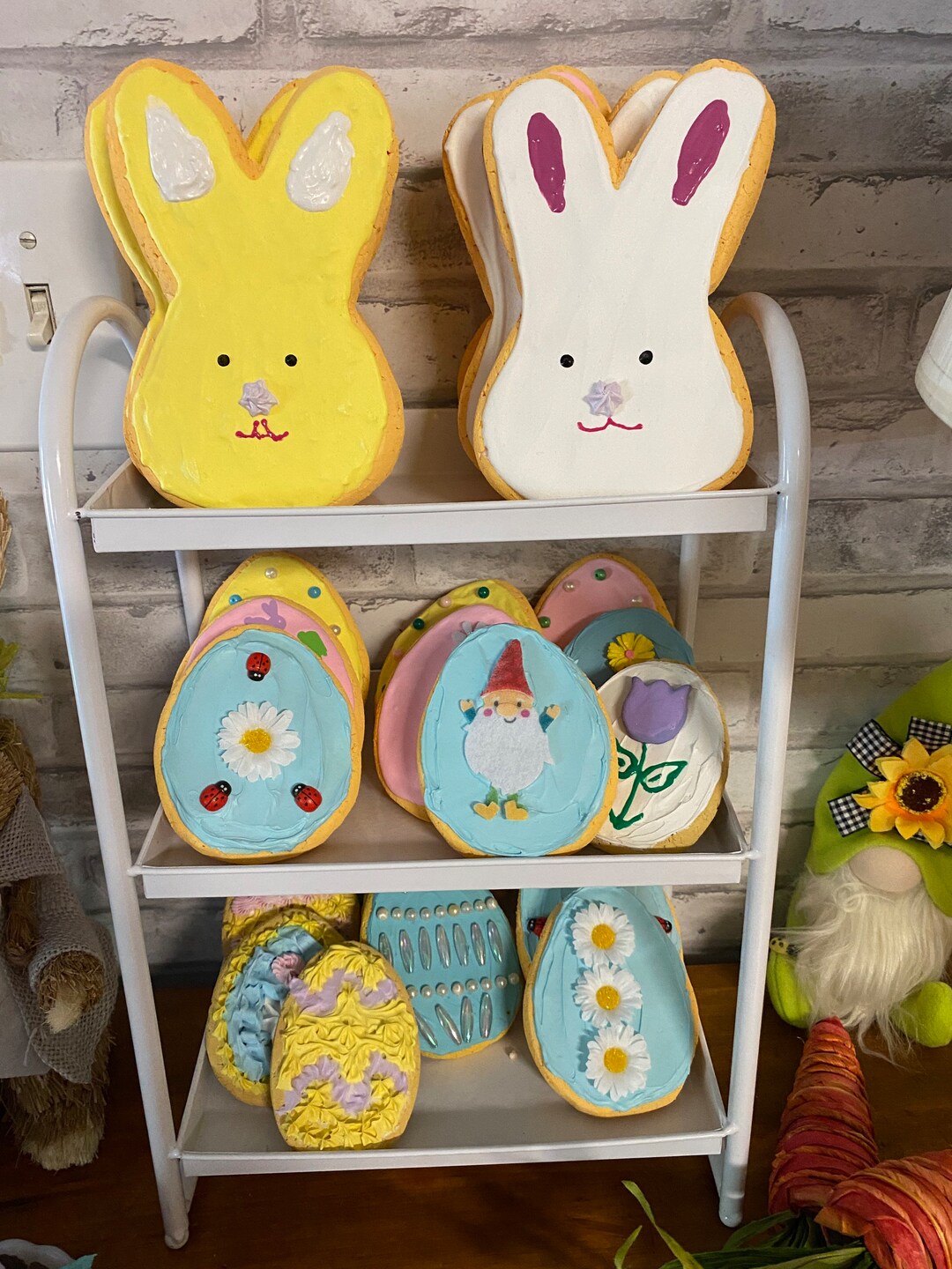 Fake Bunny Head Cookies - Etsy