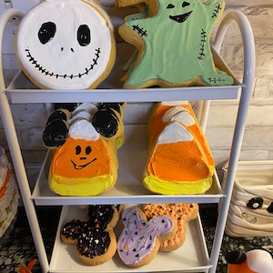 Fake Halloween Character Cookies