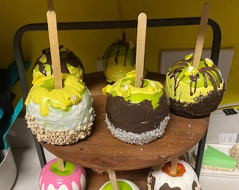 Fake Spring Covered Apples/ Bumble Bee Apples