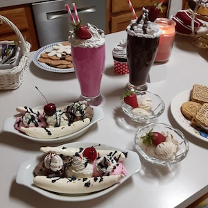 Faux Banana Splits
