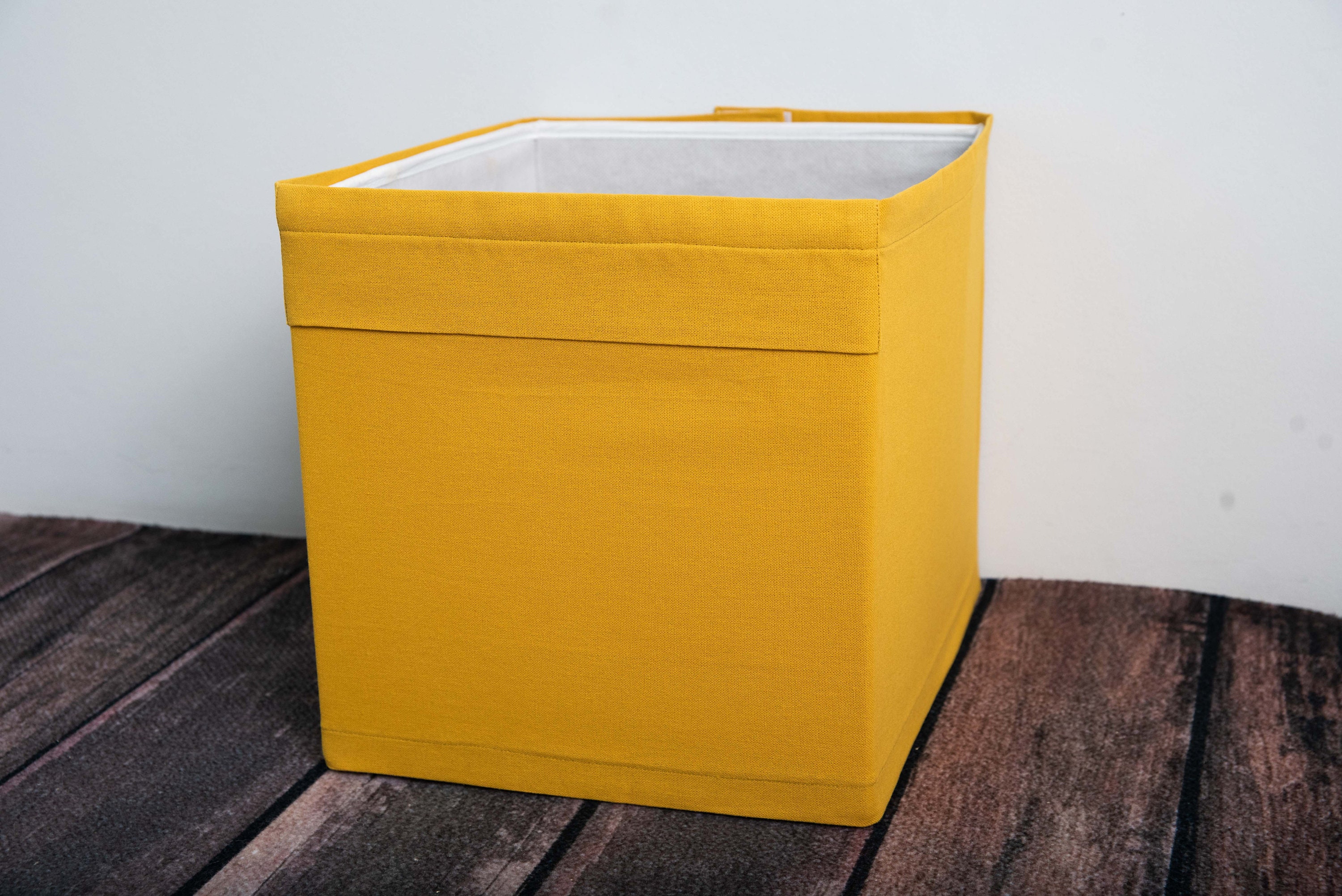 Ikea Drona Box Cover / Biscotti Yellow Uni / Kallax plank unit Etsy