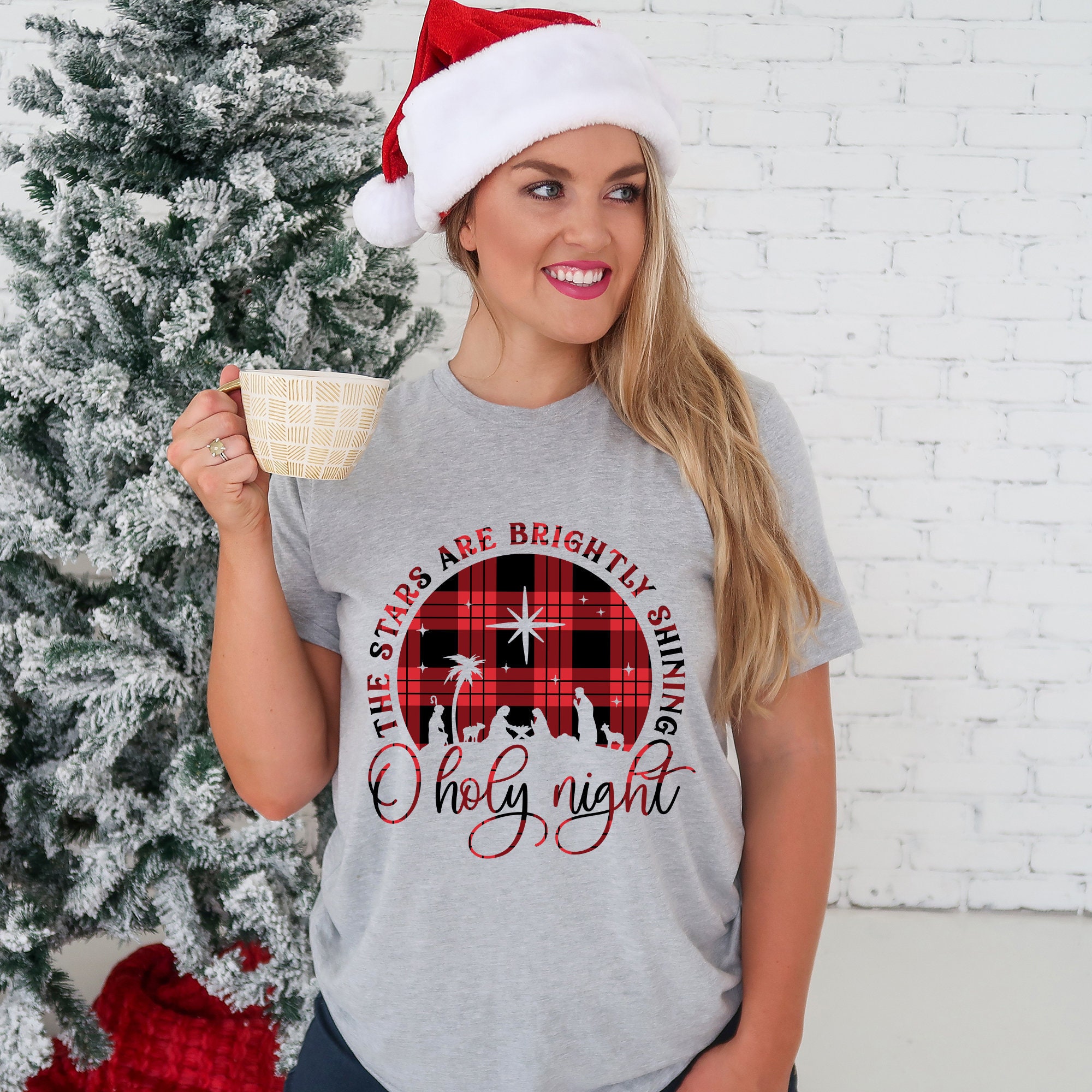 O Holy Night Shirt Cute Christmas Shirt 
