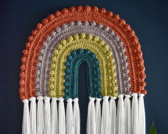 Rainbow Wall Hanging, Crochet Pattern