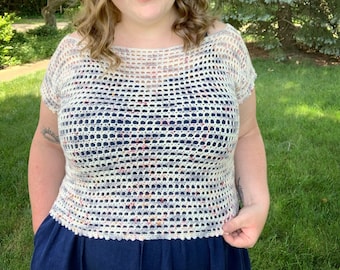 Garden Trellis Top, Crochet Pattern