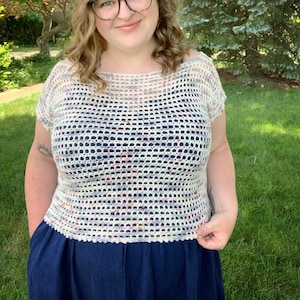 Garden Trellis Top, Crochet Pattern