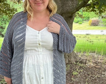 Cypress Cardigan, Crochet Pattern