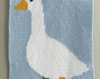 Porch Goose Wall Hanging, Crochet Pattern