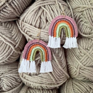 Be Hue Earrings, Crochet Pattern image 2