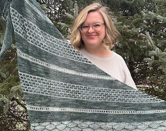 Tesserae Shawl, Crochet Pattern