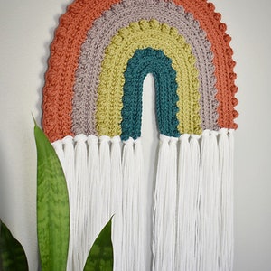 Rainbow Wall Hanging, Crochet Pattern image 2