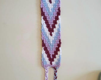 Friendship Bracelet 3 Wall Hanging, Crochet Pattern