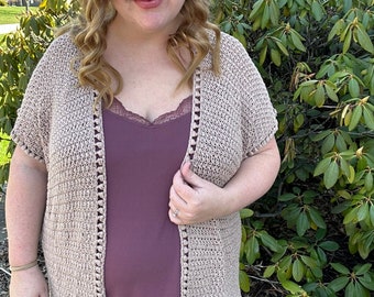 Candytuft Cardi, Crochet Pattern