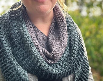 Crocus Shawl, Crochet Pattern