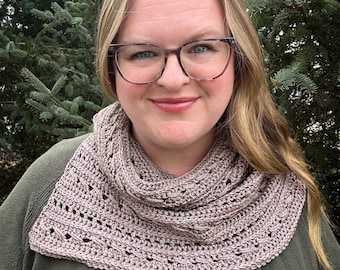 Laceleaf Cowl, Crochet Pattern