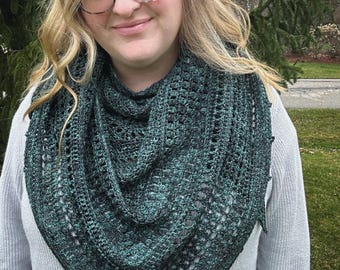 Crochet Your Own Adventure Shawl, Crochet Pattern