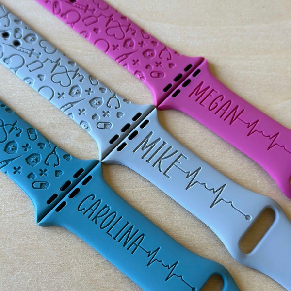 Custom Nurse Apple Watch Band Etsy