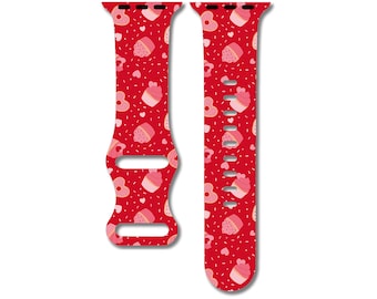 Valentine's Day Cupcake Apple Watch Band