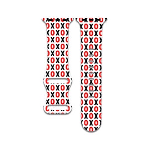 Xoxo, valentines day watch band compatible with apple watch series 1-9, 38mm, 40mm, 41mm, 42mm, 44mm, 45mm, 49mm, se, se2, ultra, ultra 2