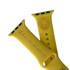 Engraved Apple Watch Band for a Woman, Compatible with Series 1-9, SE, SE2, Ultra – 38mm to 49mm