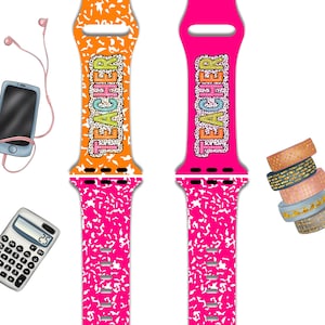 Fun Teacher Watch Band, Fun Gift, Daycare Teacher, Nursery, Bus Driver, School, Classroom watch band compatible with Apple Watch
