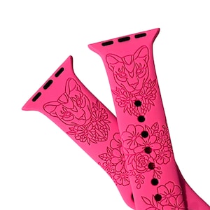 Engraved Apple Watch Band for a Woman, Compatible with Series 1-9, SE, SE2, Ultra – 38mm to 49mm