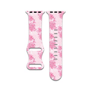 Valentines flowers watch band compatible with apple watch series 1-9, 38mm, 40mm, 41mm, 42mm, 44mm, 45mm, 49mm, se, se2, ultra, ultra 2