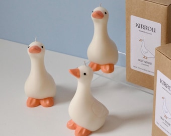 Silly Goose Soy Candle/ Cute Goose Farm Decor/ Silly Goose On The Loose