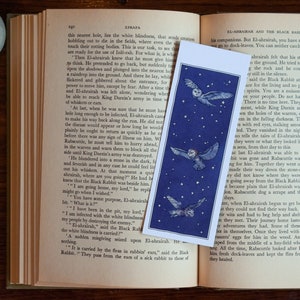 Owls at Midnight Watercolour Bookmark image 8